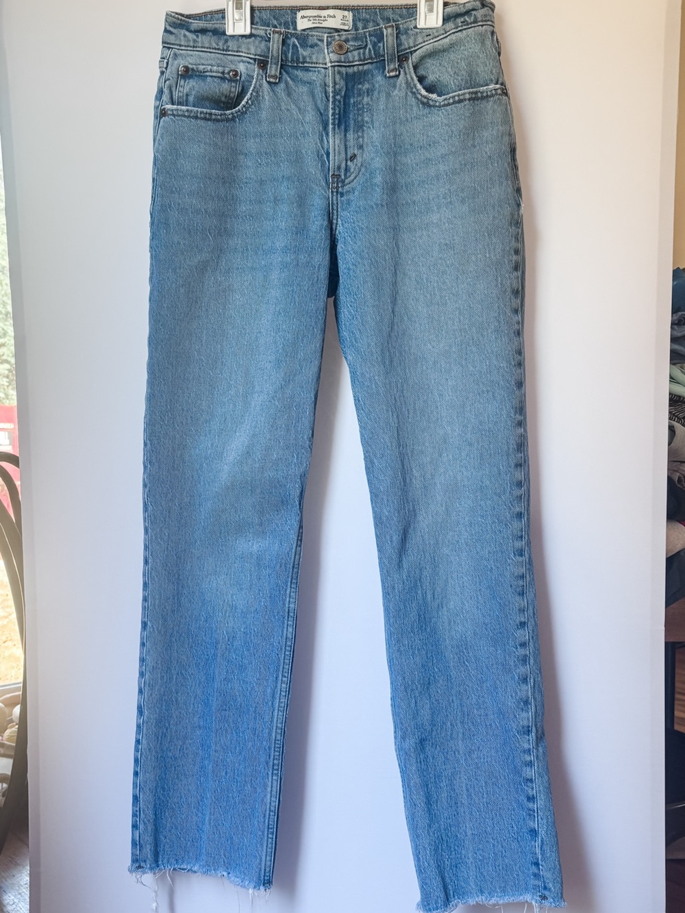 Abercrombie & Fitch Light Blue Straight Leg Jeans